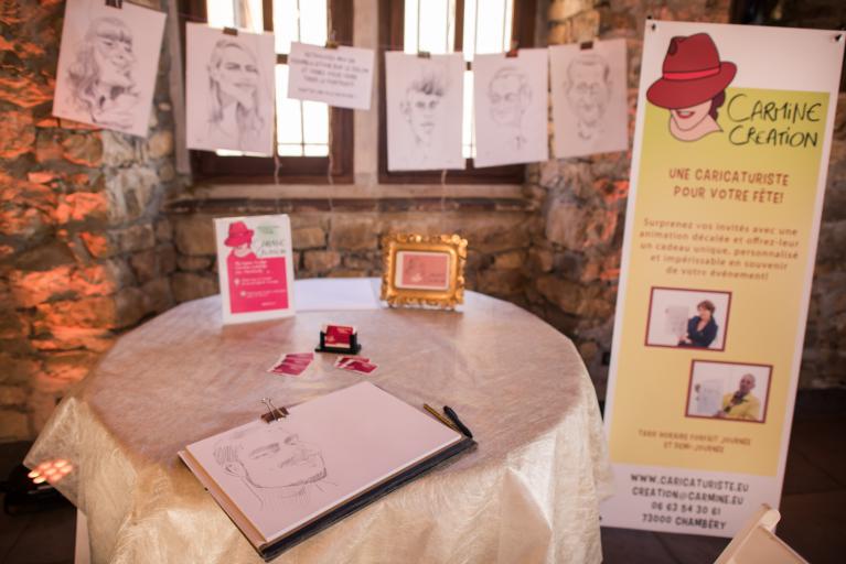Salon du mariage 2015-Animation caricature