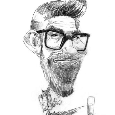 Caricature d'après photo