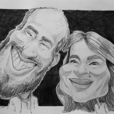 Caricature d'après photo