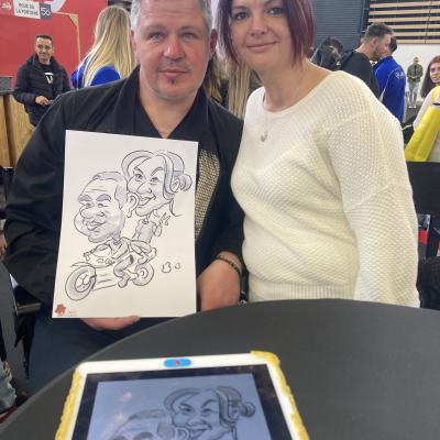 Pour Dafy moto avec impression en direct