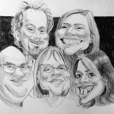 Caricature d'après photo