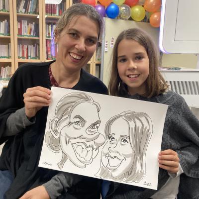 caricature de couple