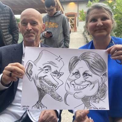 caricaturiste mariage