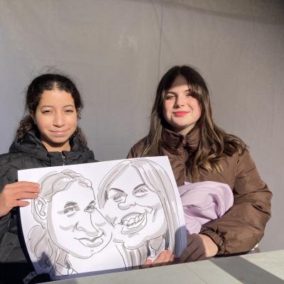 caricature de couple