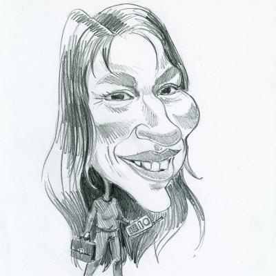 Caricature d'après photo