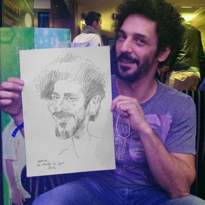 Caricature en prestation