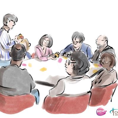 croquis atelier reflexion autour d'une thématique