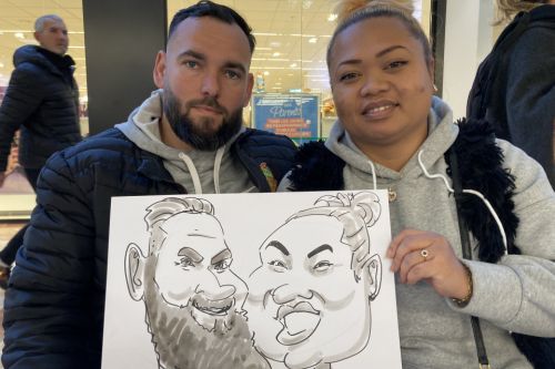 caricature de couple