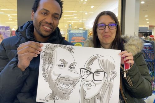 caricature de couple