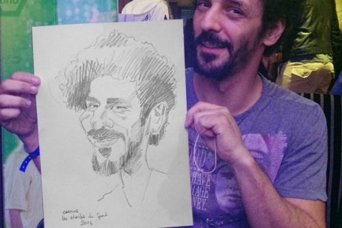 Caricature en prestation
