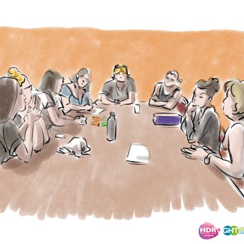 croquis atelier reflexion autour d'une thématique