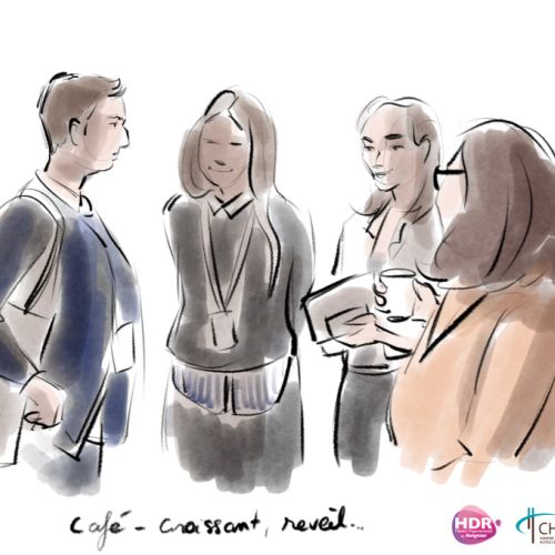 croquis café