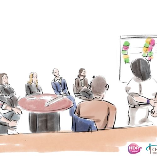croquis atelier reflexion autour d'une thématique