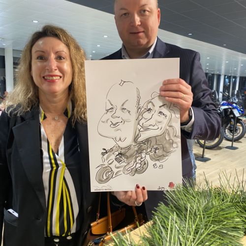 Caricaturiste evenement