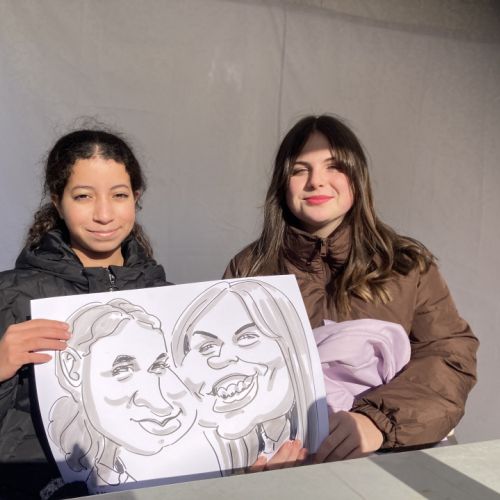 caricature de couple