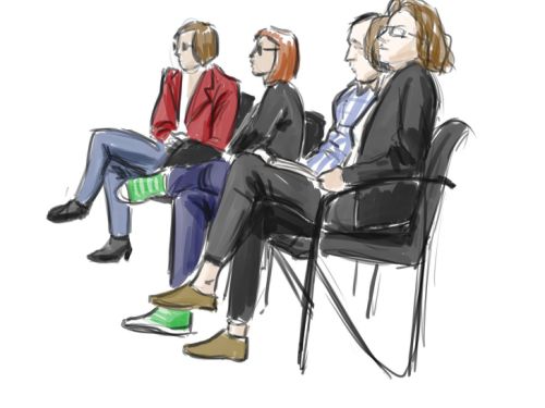 Croquis intervenants sur scène