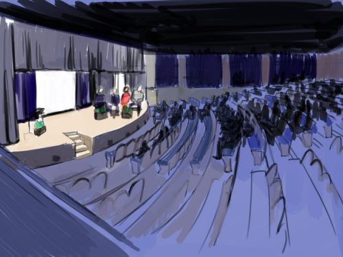 Croquis d'ensemble conférence