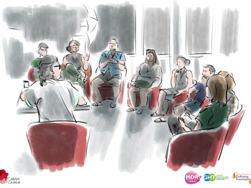 Croquis atelier reflexion autour d'une problématique