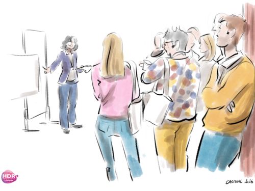 Croquis intervenante