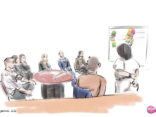 Croquis atelier reflexion autour d'une problématique
