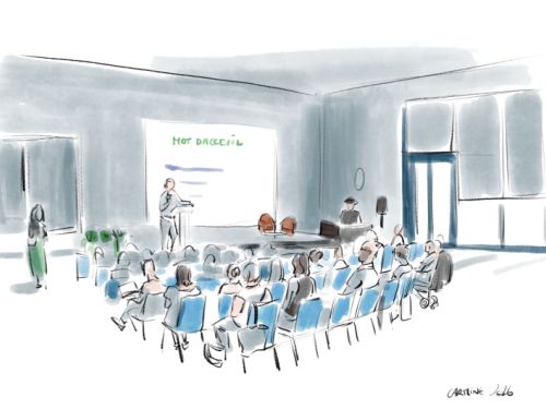 Croquis d'ensemble conférence